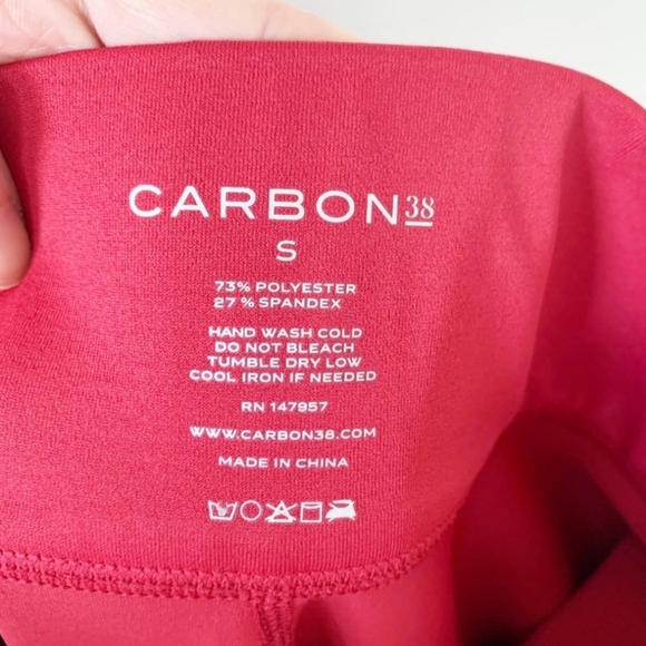 Carbon38 Sayang Tanjung Crochet Leggings Red Size Small - Picture 4 of 8